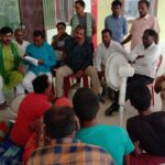 Inq Tmp 36 भीरखुर्द सरपंच का अमरण अनशन के छठे दिन राजद के कार्यकर्ताओं ने मुलाकात करते हुये पदाधिकारियों को जल्द मांग पुरा करे नहीं तो आनदोलन की चेतावनी।