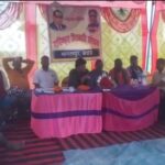 Inq Tmp 37 डोमराजा पर नगर निगम के द्वारा प्रतिबंध लगाने के बाद बरारी घाट में बहिष्कृत हितकारी संगठन द्वारा किया गया एक अहम बैठक का आयोजन ।