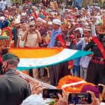 Inq Tmp 30 राजकीय सम्मान के साथ नम आँखों से दिवंगत फौजी को दी गई अंतिम विदाई ।।