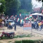 Inq Tmp 33 ग्राम प्रधान उदय शाहपुर के द्वारा निकाली गई भव्य तिरंगा यात्रा रैली ।