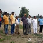 Inq Tmp 36 नरकटिया जमींदारी गंगा तटबंध का फ्लड फाईटिंग बोर्ड के अध्यक्ष ने किया निरीक्षण ।।