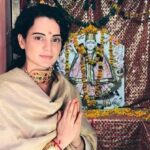 Inq Tmp 34 कंगना रनौत पहुंची बांके बिहारी मंदिर
