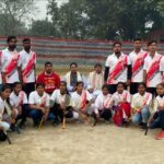 राज्य प्रतियोगिता के लिए नवगछिया पुरूष व महिला टीम वैशाली रवाना ।