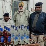 Inq Tmp 30 नवगछिया रेलवे स्टेशन पर चेकिंग के दौरान 14 बोतल विदेशी शराब बरामद ।।