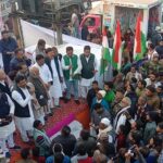 भारत जोड़ो यात्रा का यमुनिया चौक पर भव्य स्वागत ।।