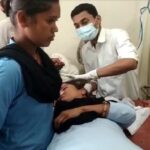 नालंदा में पति ने अस्पताल में घुसकर पत्नी को जमकर पीटा, सिर फटने से महिला वार्ड सदस्य बुरी तरह घायल