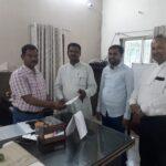 भाजपा का एक शिष्टमंडल एसडीओ से मिला।