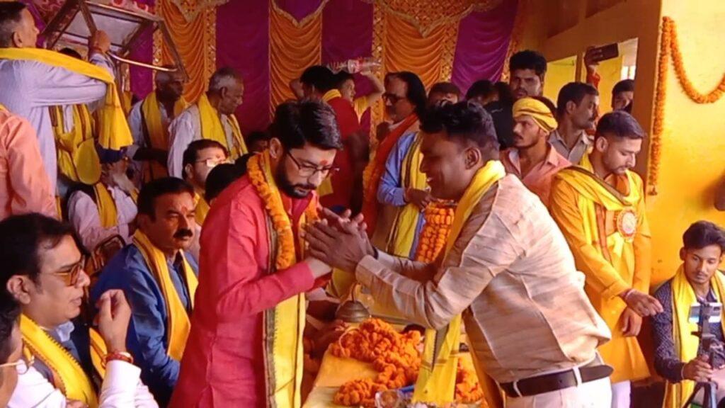 बाबा परशुराम जन्मोत्सव समारोह में पहुंचे कई बड़े दिग्गज नेता, परशुराम की जमकर लगी जमकर। 4 IMG 20230423 WA0012