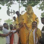 भागलपुर जिले में पहली बार भगवान परशुराम की मूर्ति हुई स्थापित।