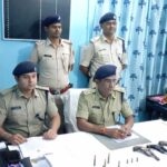 भागलपुर पुलिस द्वारा टॉप 10 कुख्यात अपराधी विक्रम यादव को अपने साथियों के साथ गिरफ्तार किया ,अवैध हथियार भी बरामद ।।