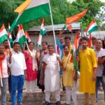 BJYM नवगछिया के द्वारा निकाला गया तिरंगा यात्रा।।