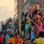 प्रतिमा विसर्जन के साथ विषहरी पूजा संपन्न, मां की नम आंखों से दी बिदाई।