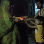 पुत्र की दीर्घायु को लेकर महिलाएं ने किया आस्था एवं विश्वास के साथ चौरचन पर्व