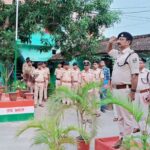 नवगछिया पुलिस कप्तान ने किया झंडापुर ओपी का औचक निरीक्षण ।