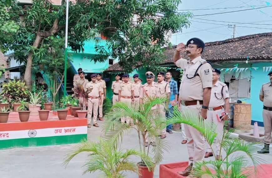 नवगछिया पुलिस कप्तान ने किया झंडापुर ओपी का…