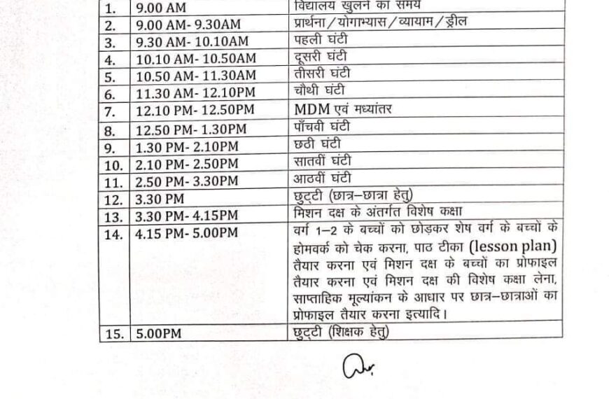 पहले दिन सभी स्कूलों में नई&hellip;