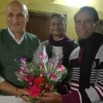लगार गांव में पुर्व जिला परिषद के घर निजी कार्यक्रम में पहुंचे शिक्षा मंत्री चंद्रशेखर