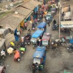 अतिक्रमण की चपेट में मधुरापुर बाजार, रोज लगता है जाम
