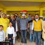नवगछिया बॉल बैडमिंटन खिलाड़ियों ने मिल्की में दाता के मज़ार पर लगाई हाजरी
