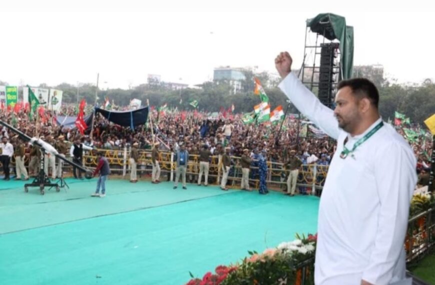 बिहार में महागठबंधन की रैली: लालू बोले- ‘दिल्ली…