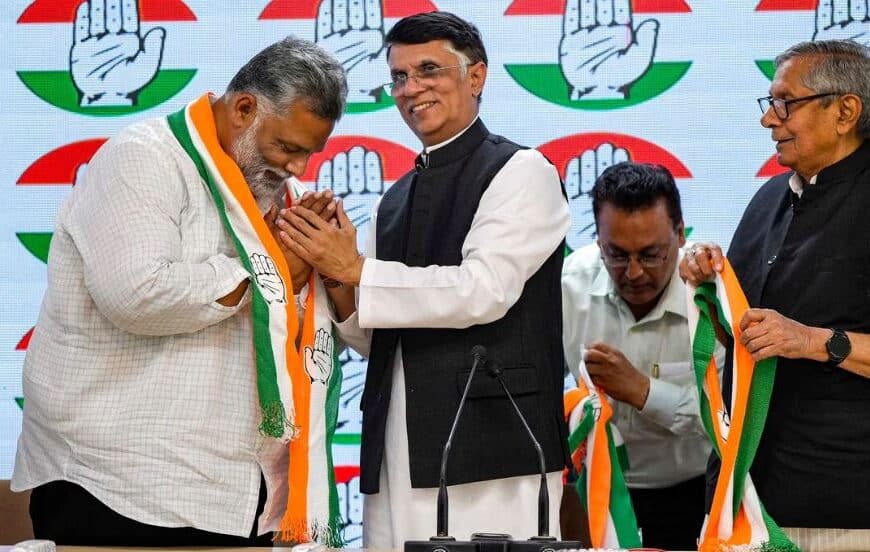 Pappu yadav, Congress