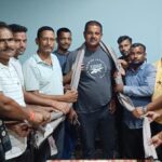 घटोरा धार पर पुल निर्माण पर मुखिया प्रतिनिधि का सम्मान