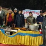 जरूरतमंदों के लिए बाबा गणिनाथ सेवा समिति का निःशुल्क भोजन वितरण कार्यक्रम संपन्न