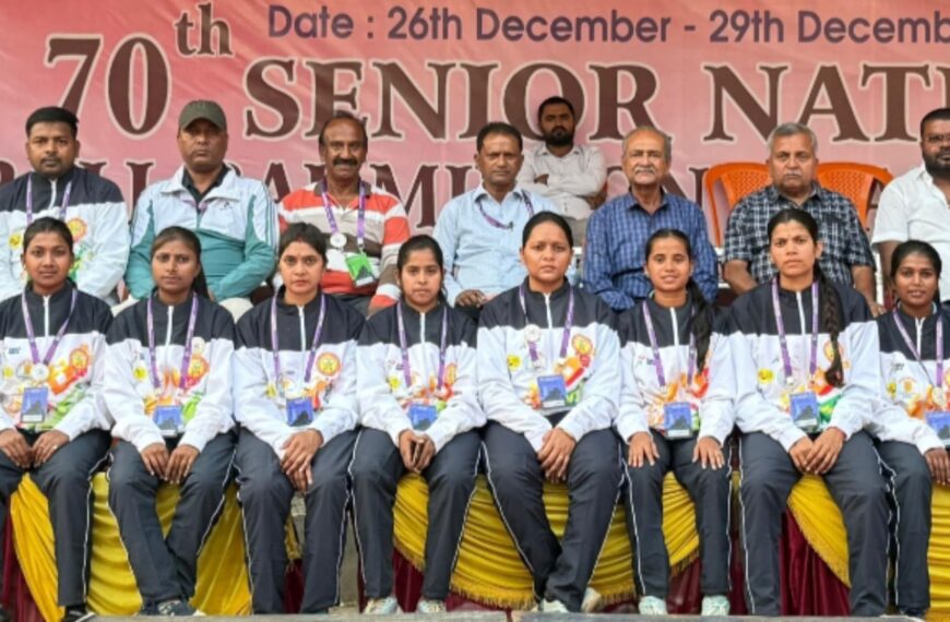 सीनियर राष्ट्रीय महिला बॉल बैडमिंटन में&hellip;