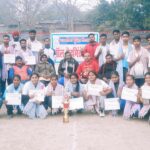 Inq Tmp 37 बिहार राज्य सीनियर बॉल बैडमिंटन चैंपियन बने पुरुष नवगछिया टीम के खिलाड़ियों का हुआ सम्मान