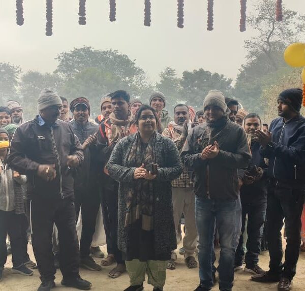 Inq Tmp 6 डब्लूपीयू भवन का बीडीओ ने किया उद्घघाटन