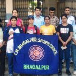 Inq Tmp 31 TMBU भागलपुर तिलकामांझी विश्वविद्यालय महिला बॉल बैडमिंटन टीम तमिलनाडु रवाना