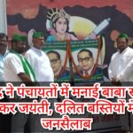 Inq Tmp 33 राजद ने पंचायतों में मनाई बाबा साहेब अम्बेडकर जयंती, दलित बस्तियों में दिखा जनसैलाब