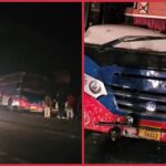 Inq Tmp 52 NH -31 पर बड़ा हादसा टला: मड़वा महंत स्थान चौक के पास बरातियों से भरी बस दुर्घटनाग्रस्त