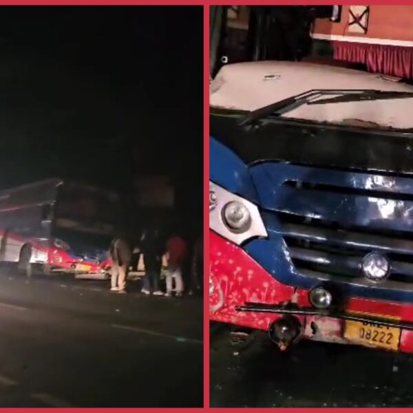 NH -31 पर बड़ा हादसा टला: मड़वा महंत&hellip;