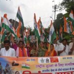 Inq Tmp 51 बिहपुर में निकली तिरंगा यात्रा, विधायक शैलेंद्र ने किया शहीद संतोष को नमन, संगठन सशक्तिकरण पर हुई अहम बैठक