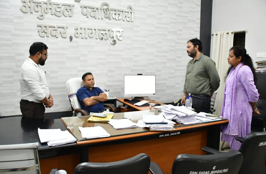 Inq Tmp 35 भागलपुर में मतदाता सूची सत्यापन का…