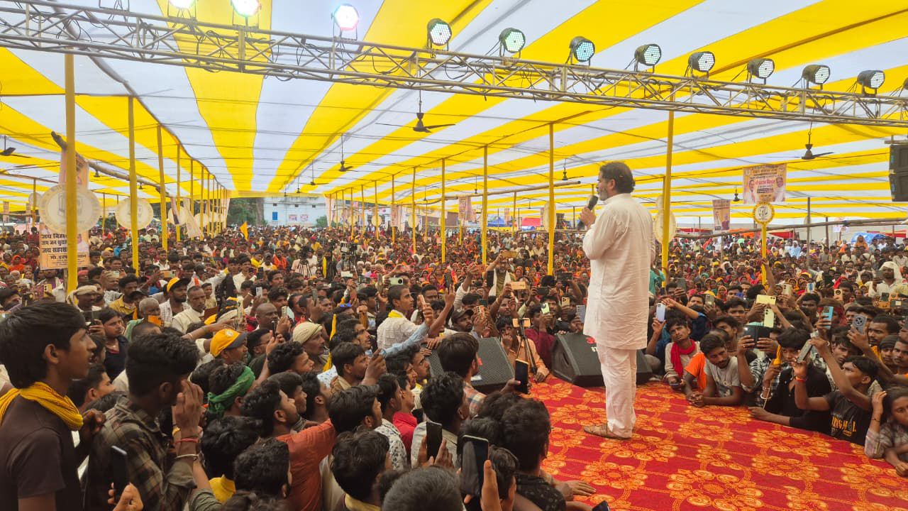सहरसा में PK का प्रहार : राहुल से दो टोक सवाल, नीतीश पर लाठीचार्ज को लेकर हमला