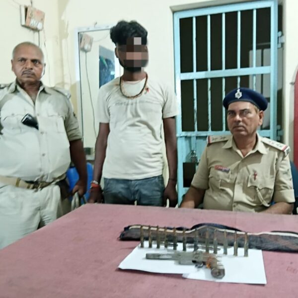 Inq Tmp 6 खरीक पुलिस की बड़ी कार्रवाई, अवैध हथियार-कारतूस संग…