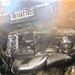 Inq Tmp 55 अनियंत्रित थार ने तोड़ा रेलवे फाटक, कुछ सेकंड बाद पटरी से गुजरी ट्रेन… बड़ा हादसा टला