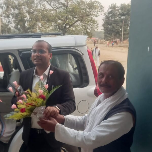 Inq Tmp 14 JDU नेता चिरंजीवी पटेल ने नवगछिया के नवनियुक्त…