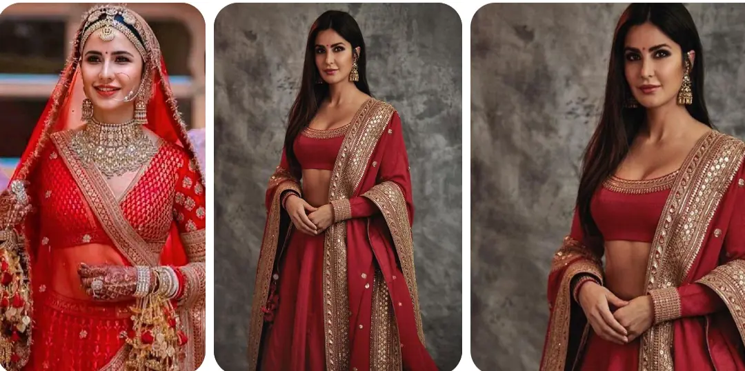 Katrina Kaif लाल लहंगे में लगीं बेहद शाही, सोशल मीडिया पर वायरल हुआ रॉयल ब्राइडल लुक 3 Screenshot 20260226 094437 ChatGPT