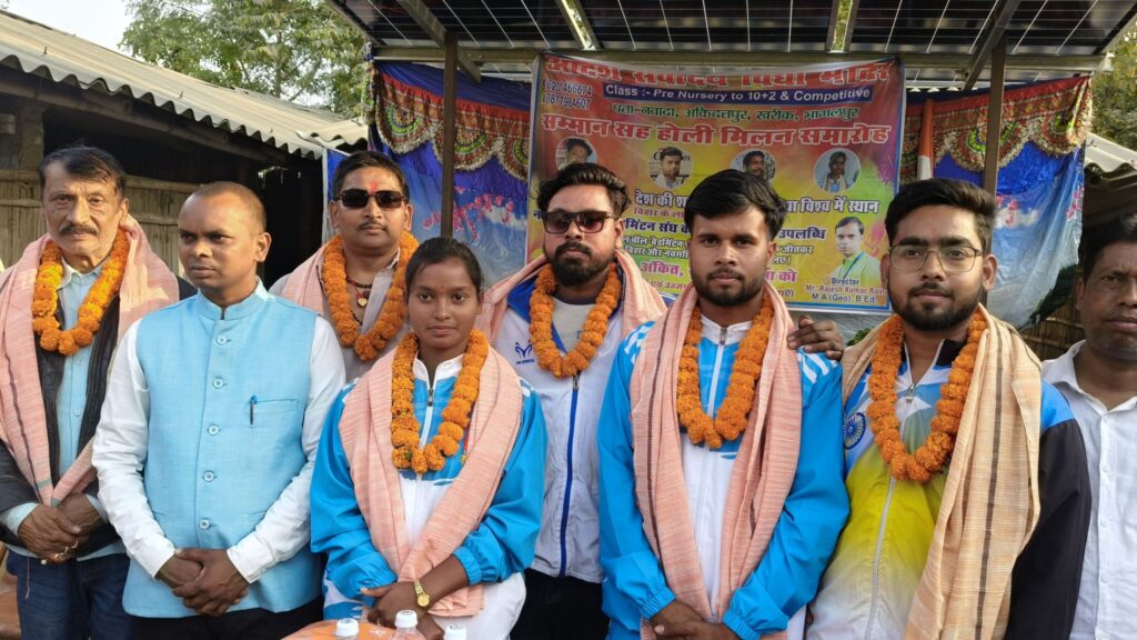 रंगों के बीच गूंजा विजेताओं का स्वागत - नवगछिया में अंतरराष्ट्रीय चैंपियनों का भव्य रोड शो 2 img 20260302 wa00021793130122715554832