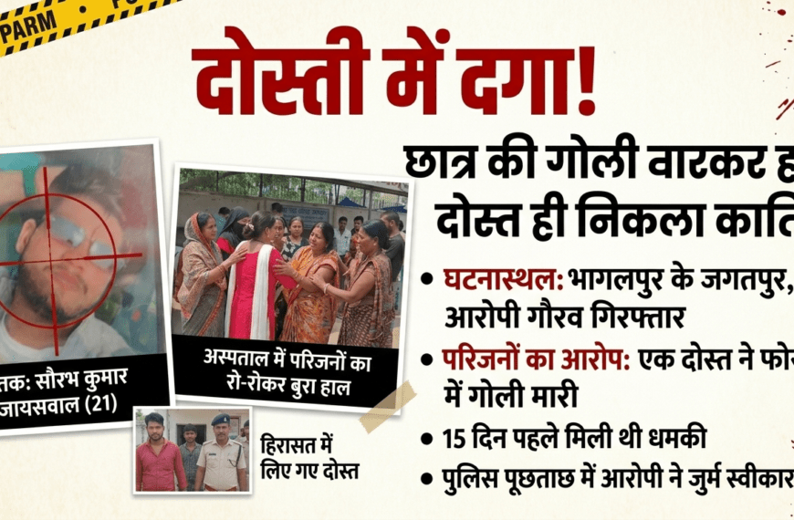दोस्ती में दगा! भागलपुर में छात्र&hellip;