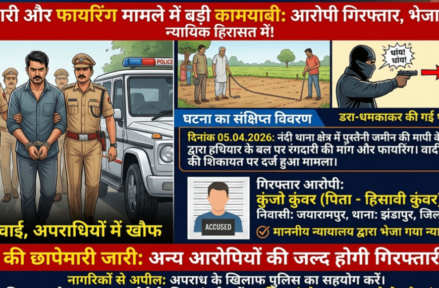 Inq Tmp 41 रंगदारी और फायरिंग मामले में आरोपी…