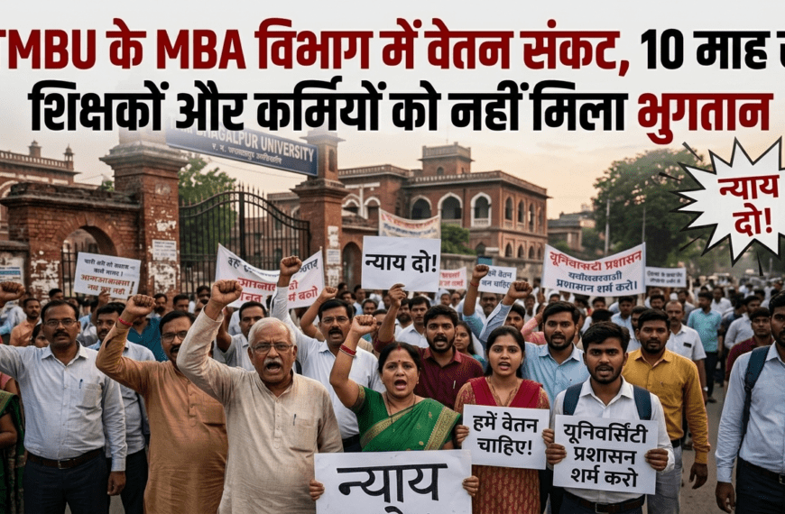 TMBU के MBA विभाग में वेतन संकट, 10&hellip;